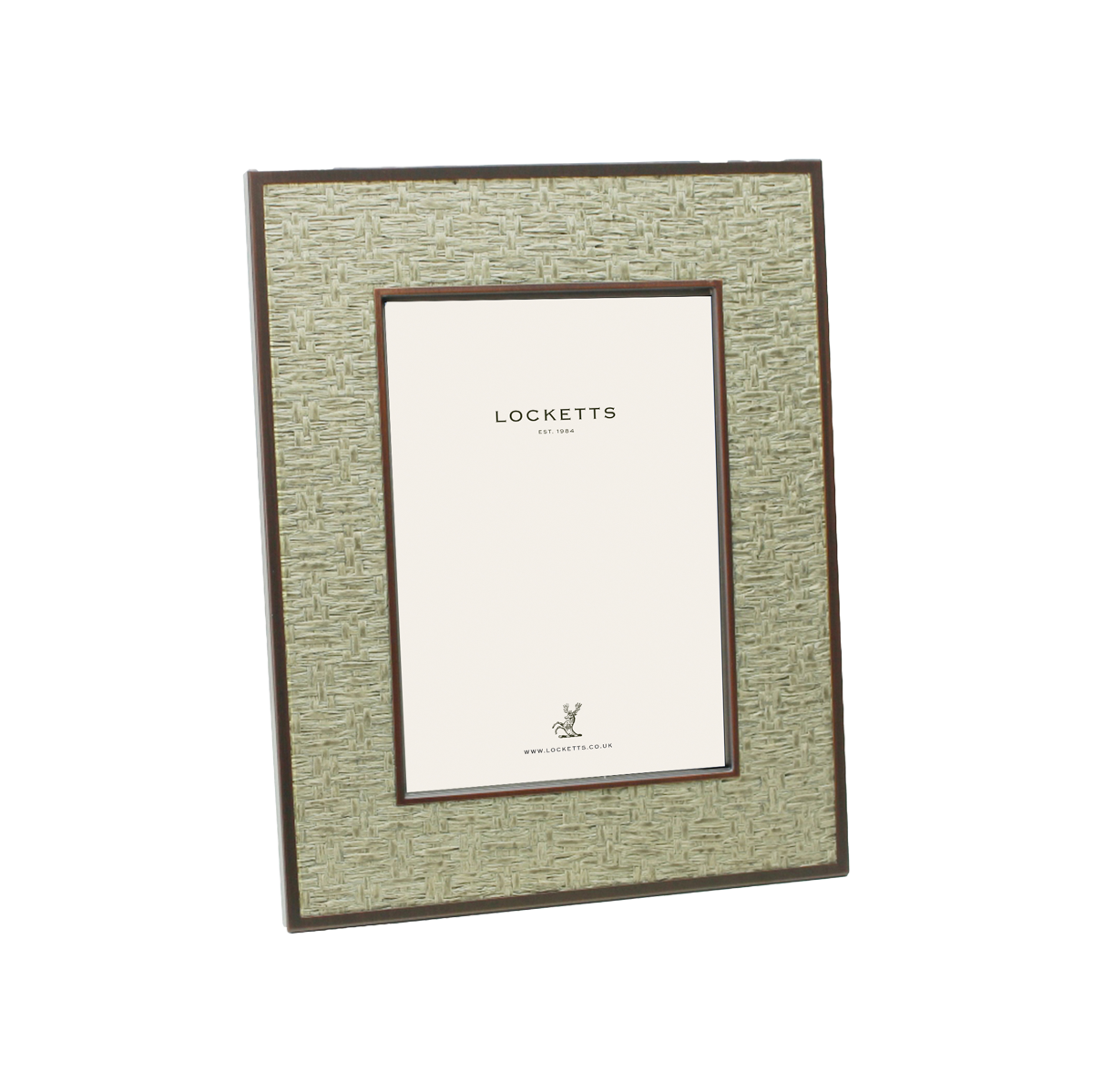 Moss Green Rattan Frame 10x8