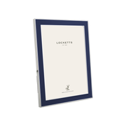 Navy Blue Thin Contemporary Enamel Photo Frame