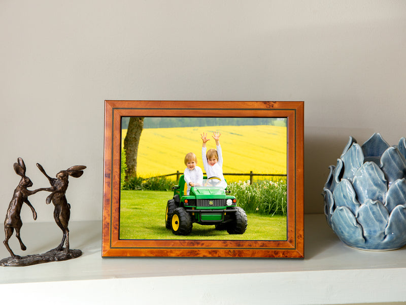 Green Inlay Unmounted Photo Frame