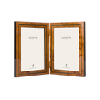 Green Inlay Double Hinged Photo Frame