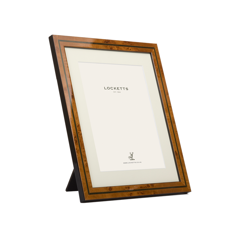 Green Inlay Mounted Photo Frame