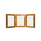 Green Inlay Triple Hinged Photo Frame