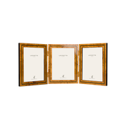 Green Inlay Triple Hinged Photo Frame