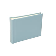 Small Leather Photo Album Pale Blue