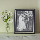 Pearl Inlaid Black Photo Frame