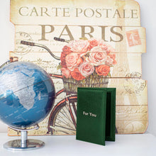 Moroccan Leather Double Travel Photo Frame