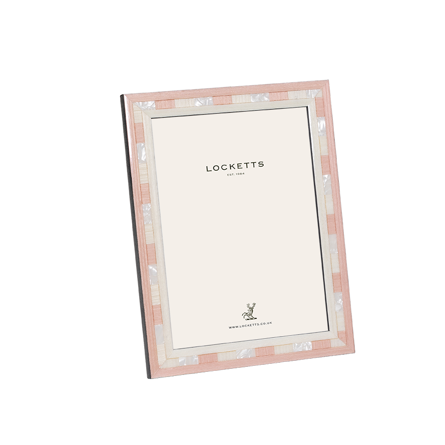 Rose Pearl Inlay Photo Frame