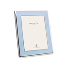 Powder Blue Enamel & Silver Curve Frame