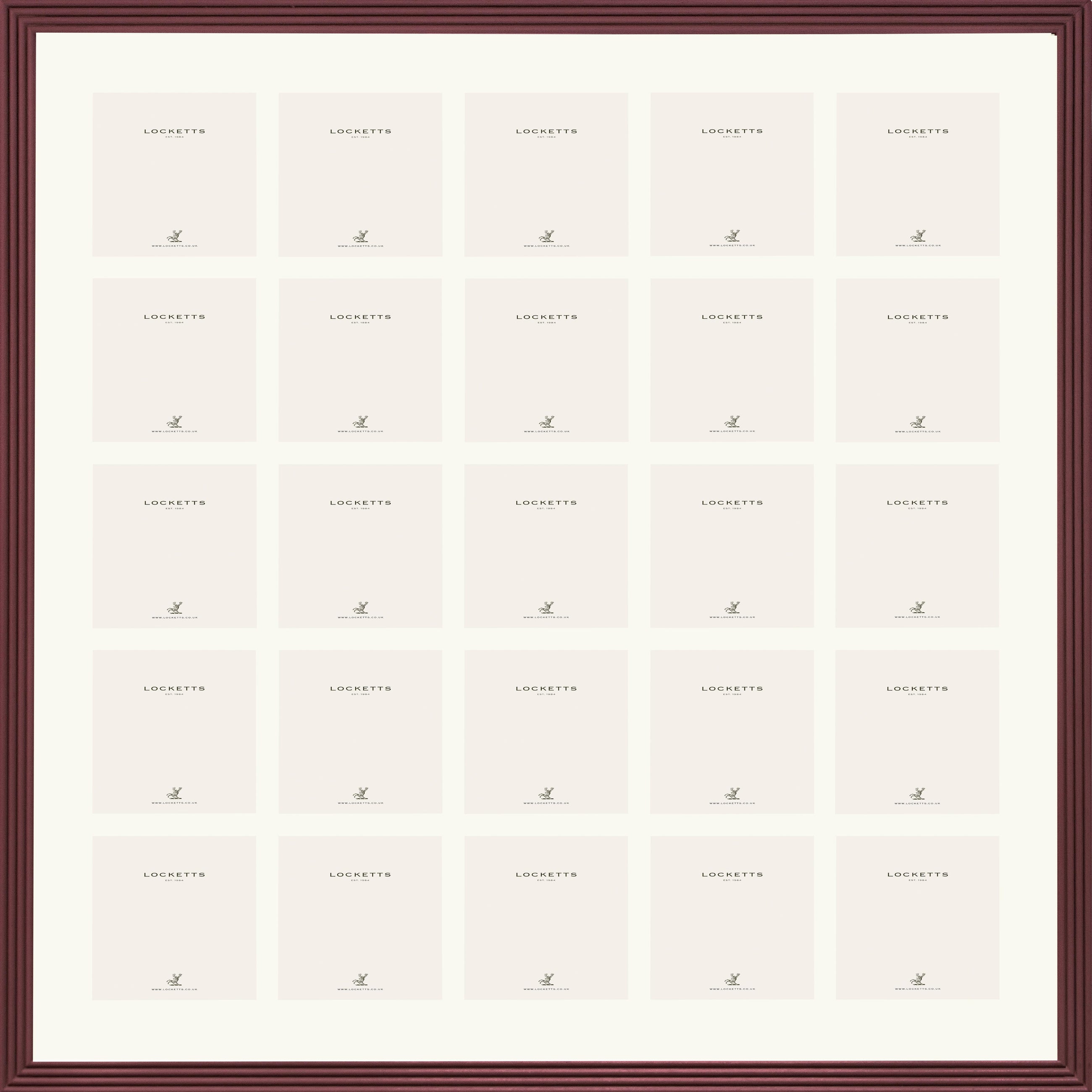Farrow & Ball Painted 25 Multi Aperture Fluted Frame
