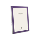Purple Thin Contemporary Enamel Photo Frame