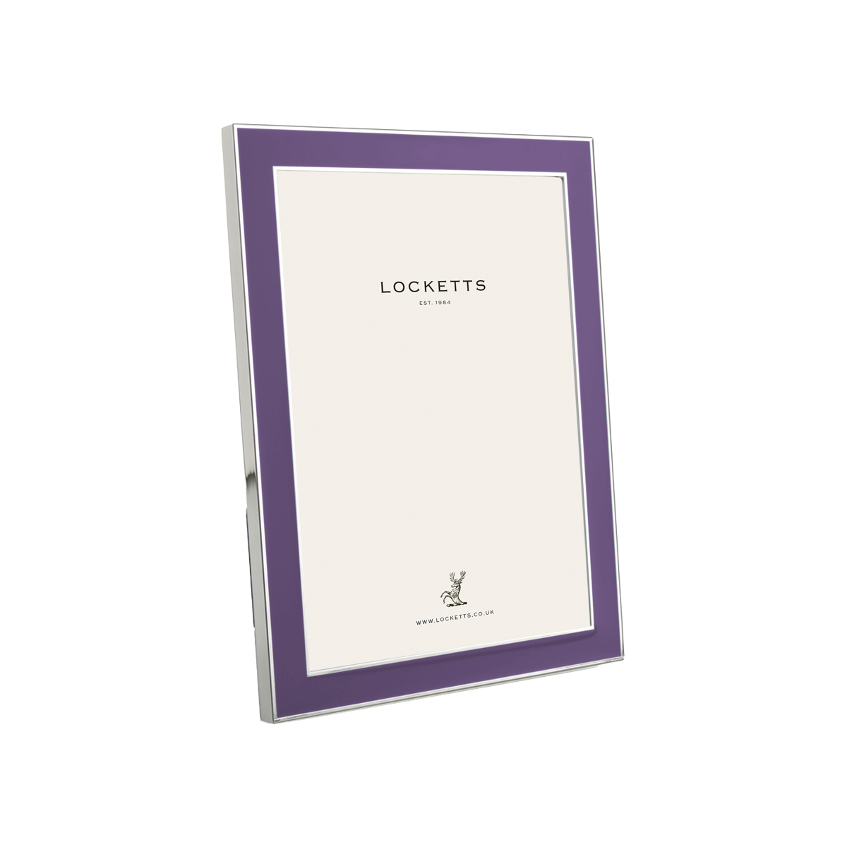 Purple Thin Contemporary Enamel Photo Frame 6x4