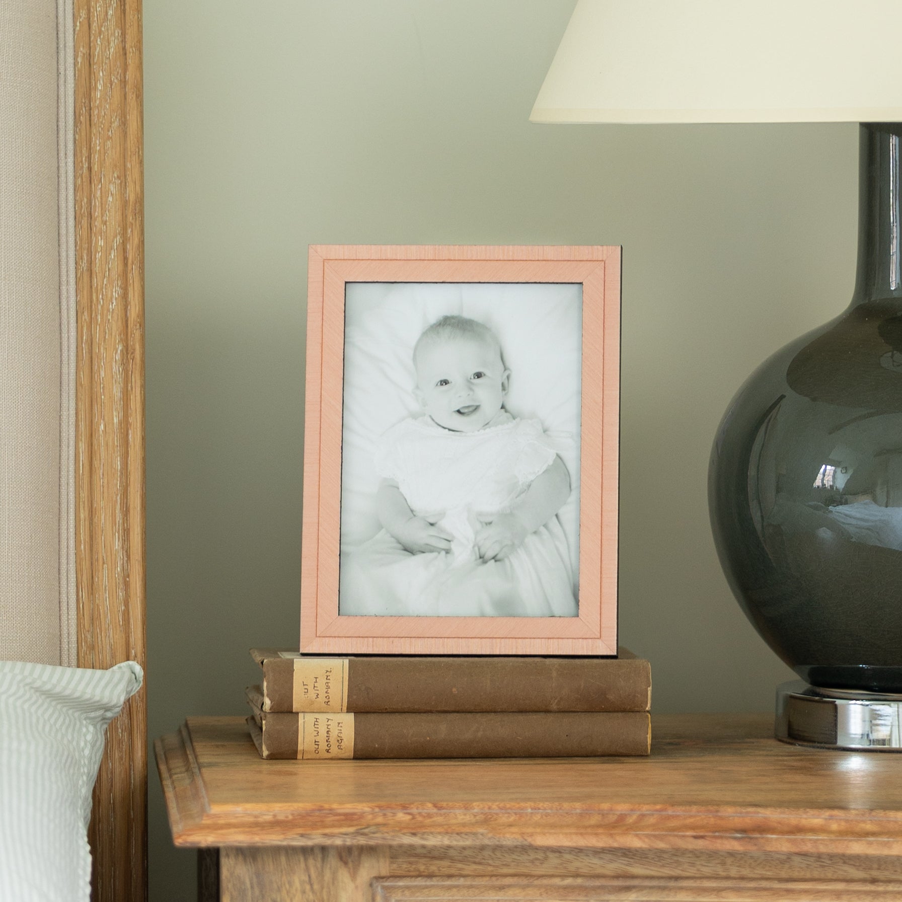 Rose Lacquered Photo Frame