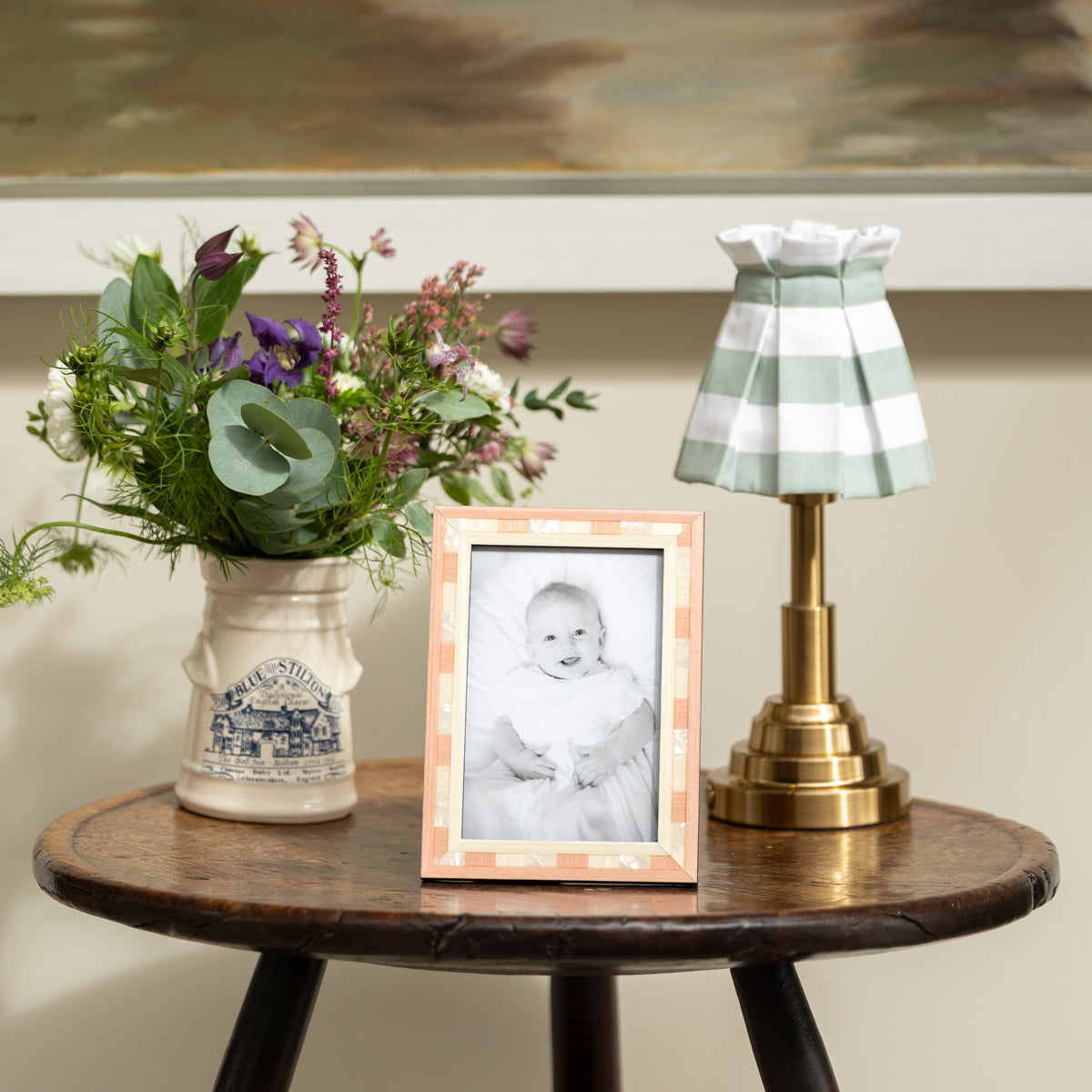 Rose Pearl Inlay Photo Frame