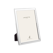 Sterling Silver Narrow Bead Photo Frame