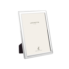 Sterling Silver Narrow Bead Photo Frame