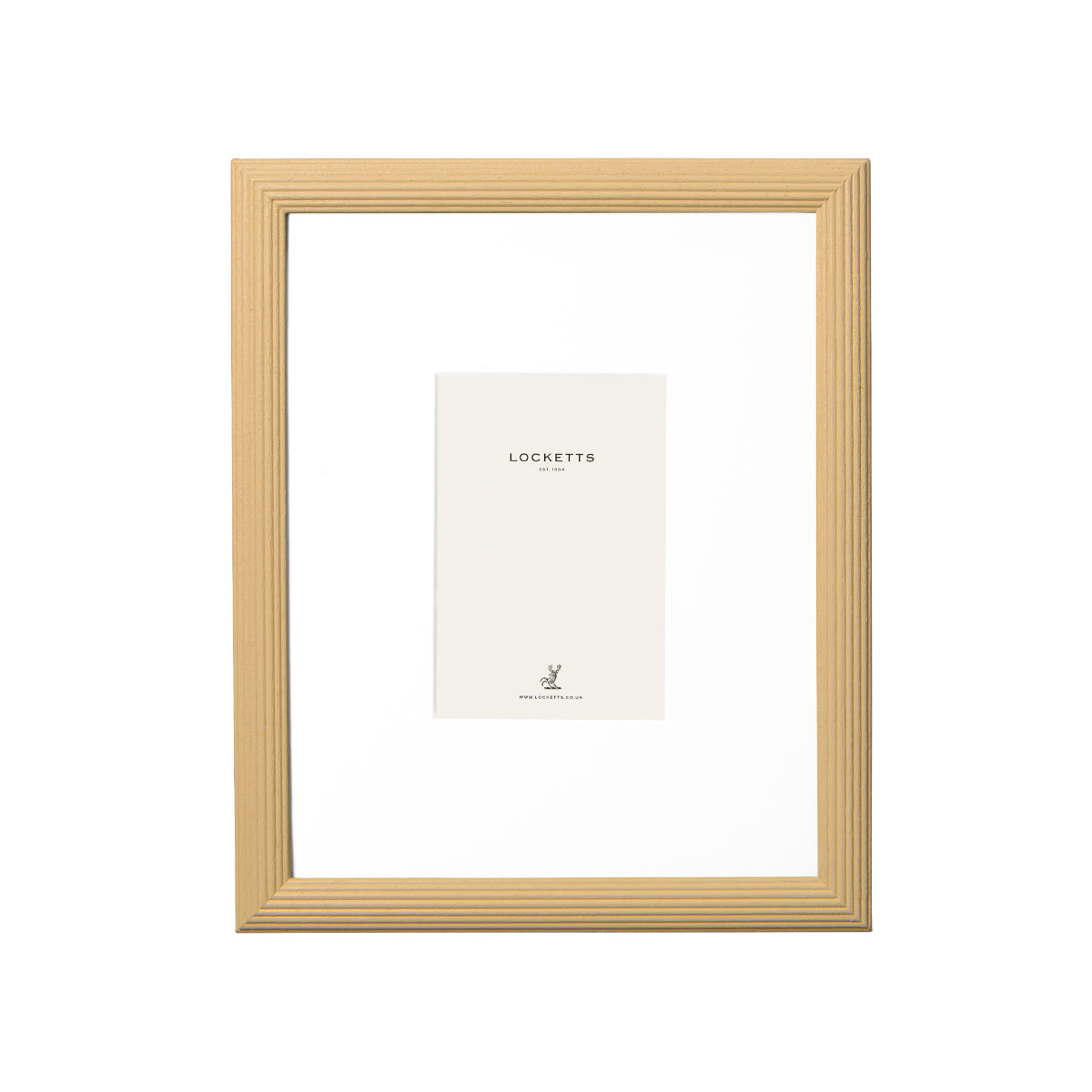 Farrow & Ball Painted Ribbed Mounted Frame