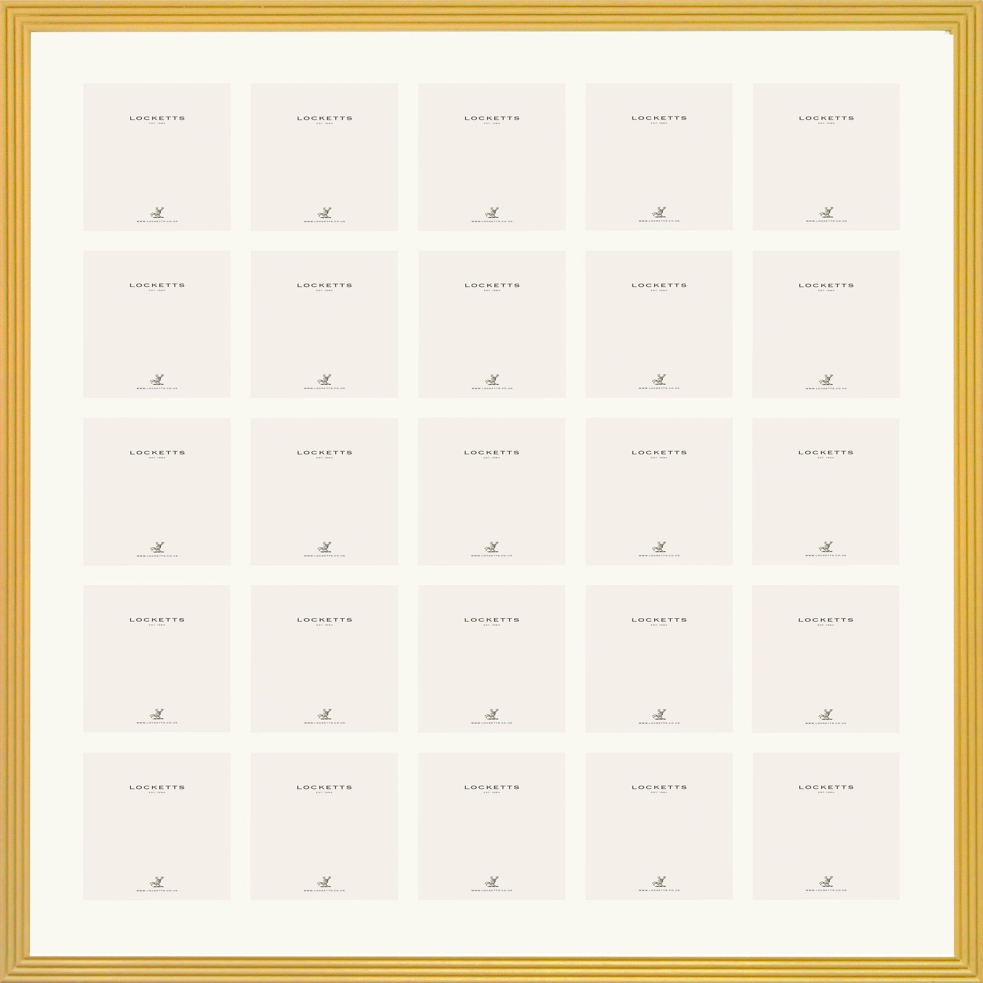 Farrow & Ball Painted 25 Multi Aperture Fluted Frame