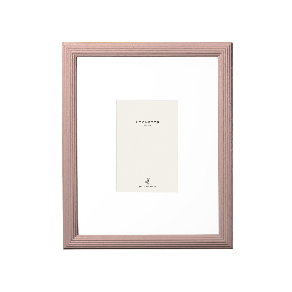 Farrow & Ball Painted Ribbed Mounted Frame