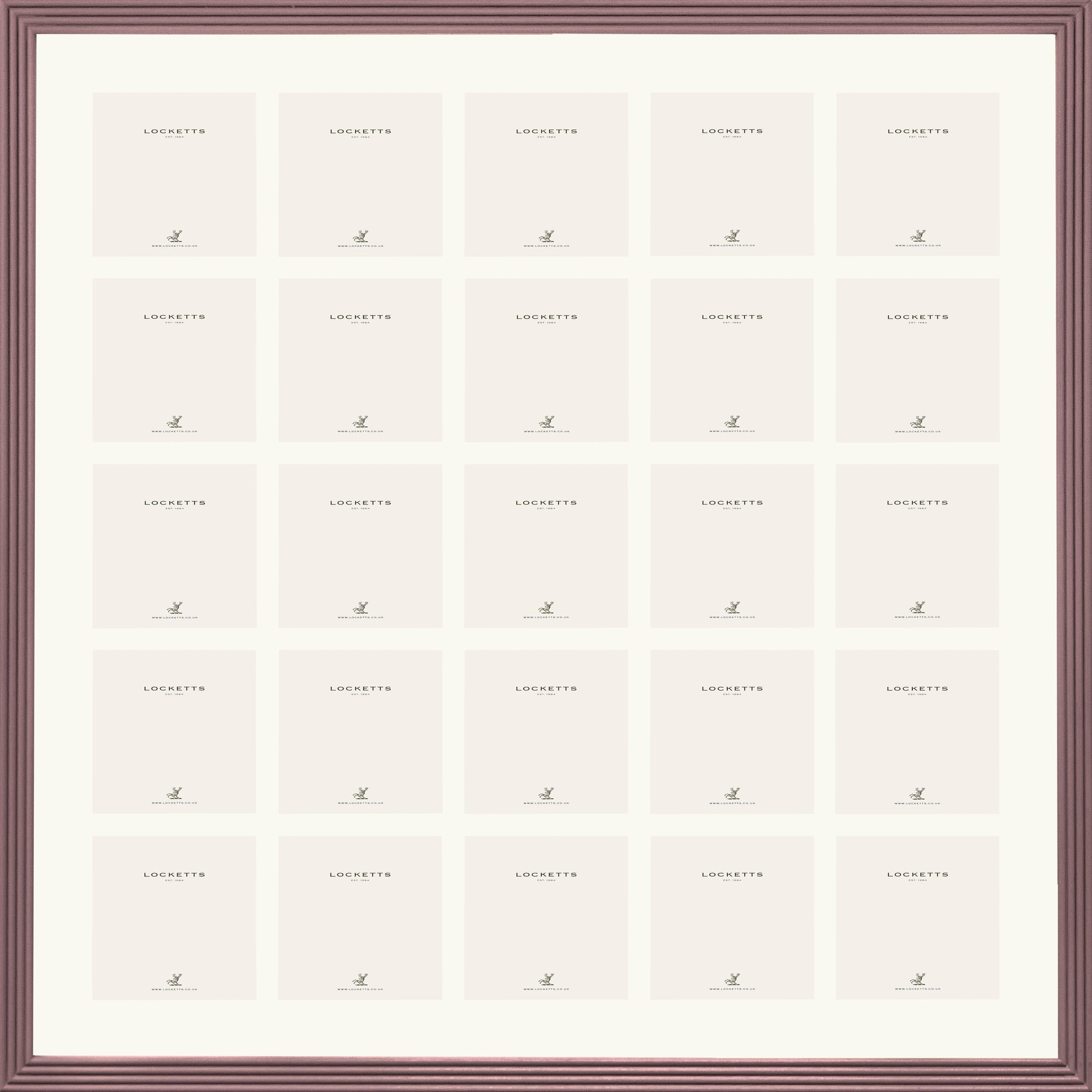 Farrow & Ball Painted 25 Multi Aperture Fluted Frame