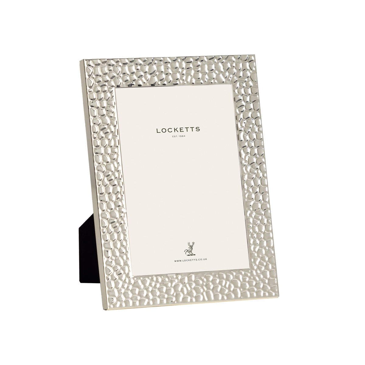 Textured Silver Photo Frame