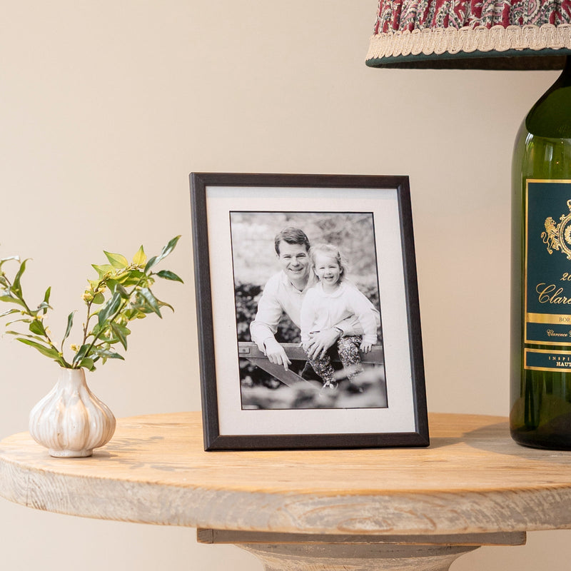 Contemporary Wooden Mounted Thin Photo Frame 7x5