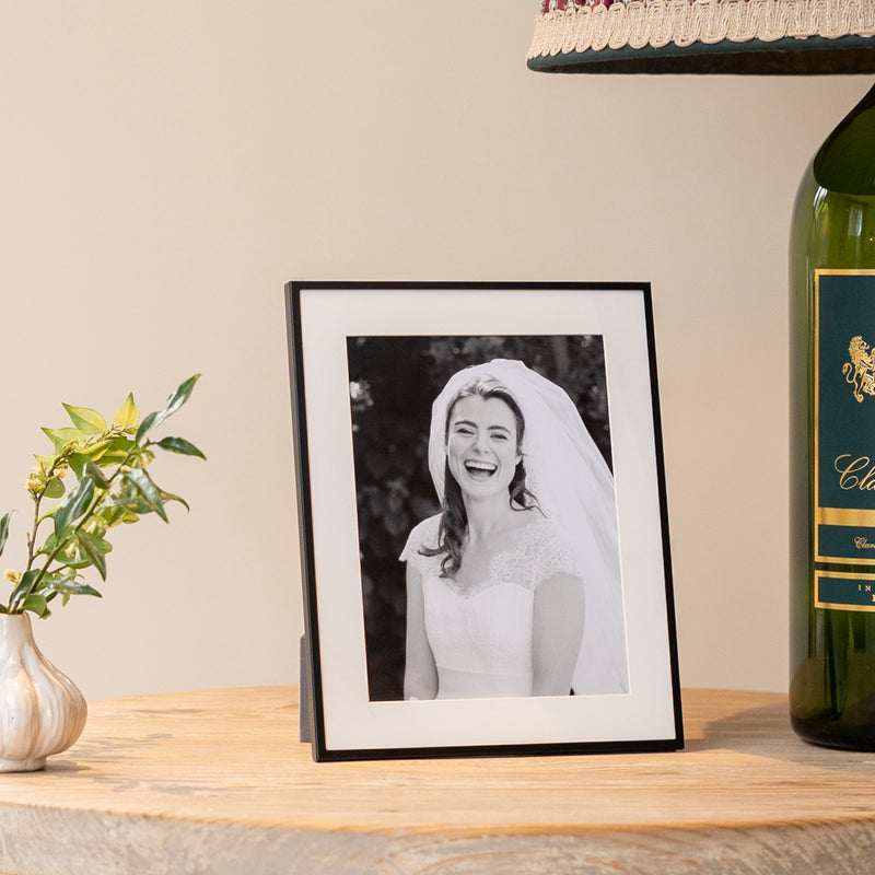 Black Thin Mounted Photo Frame