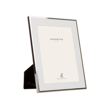 Silver Plate Thin Mounted Photo Frame