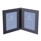 Tuscan Leather Double Travel Photo Frame