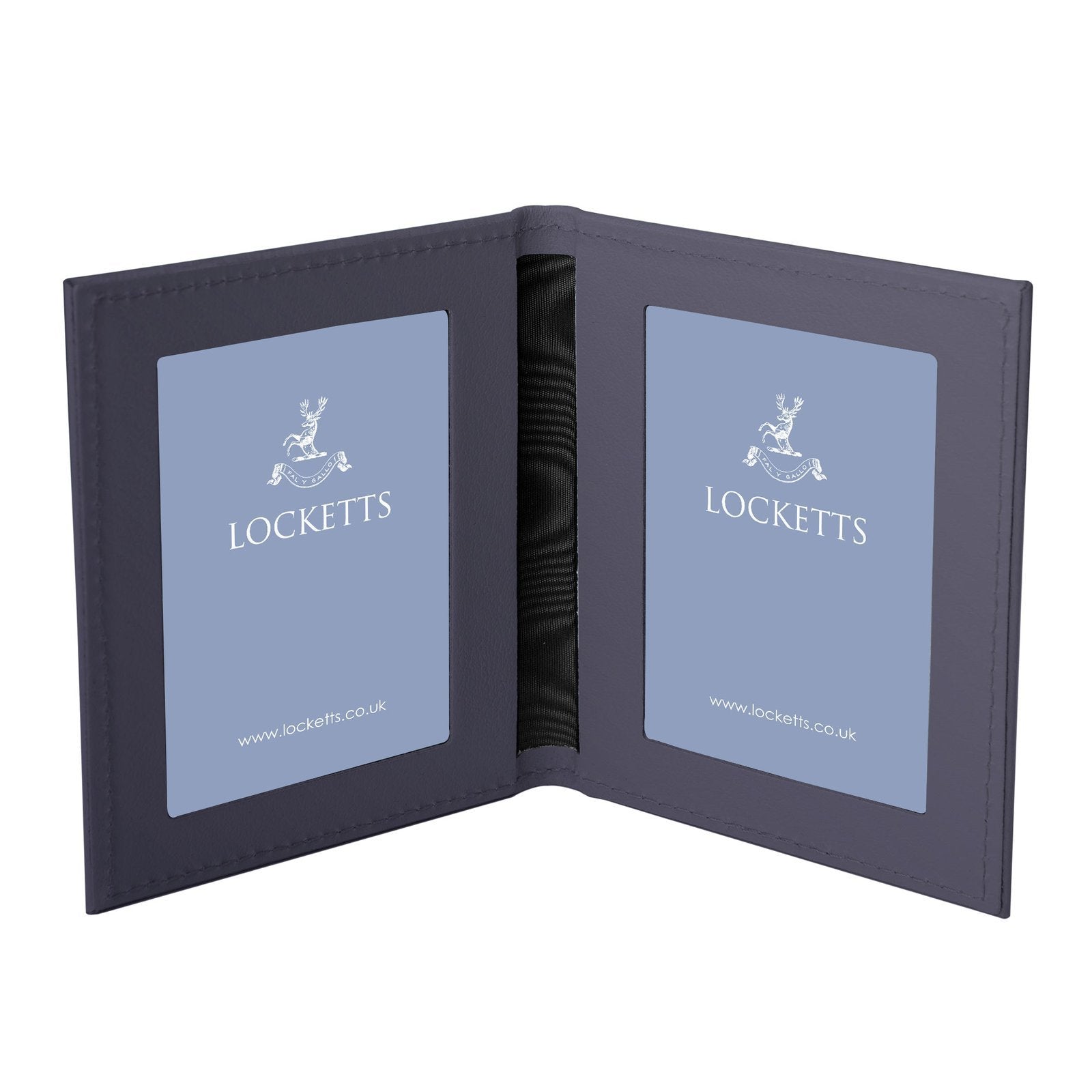 Tuscan Leather Double Travel Photo Frame