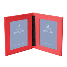 Tuscan Leather Double Travel Photo Frame