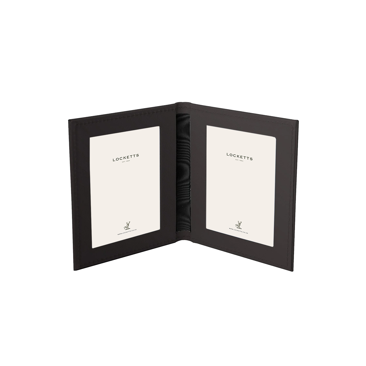 Tuscan Leather Double Travel Photo Frame