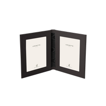 Tuscan Leather Double Travel Photo Frame