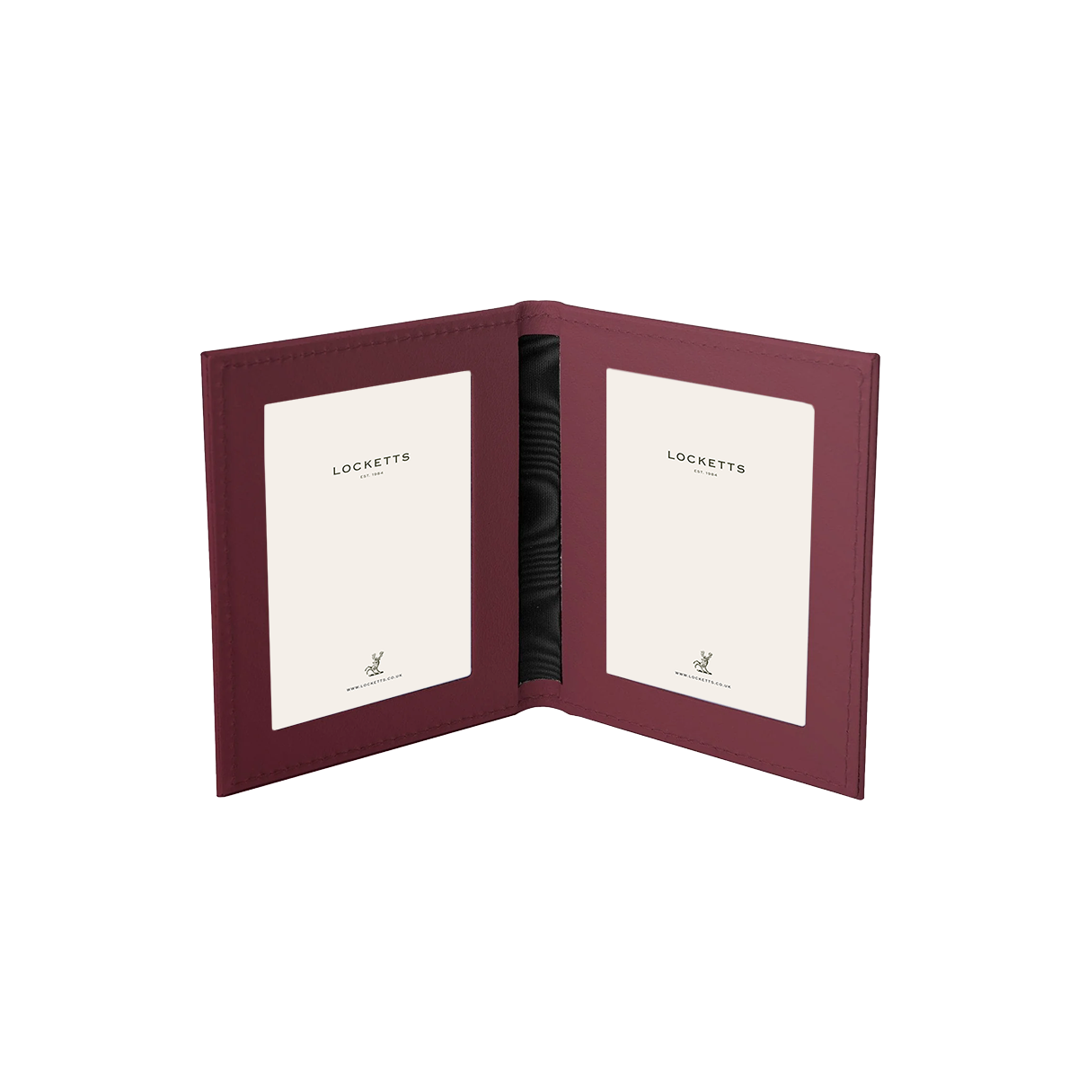 Tuscan Leather Double Travel Photo Frame