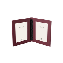 Tuscan Leather Double Travel Photo Frame