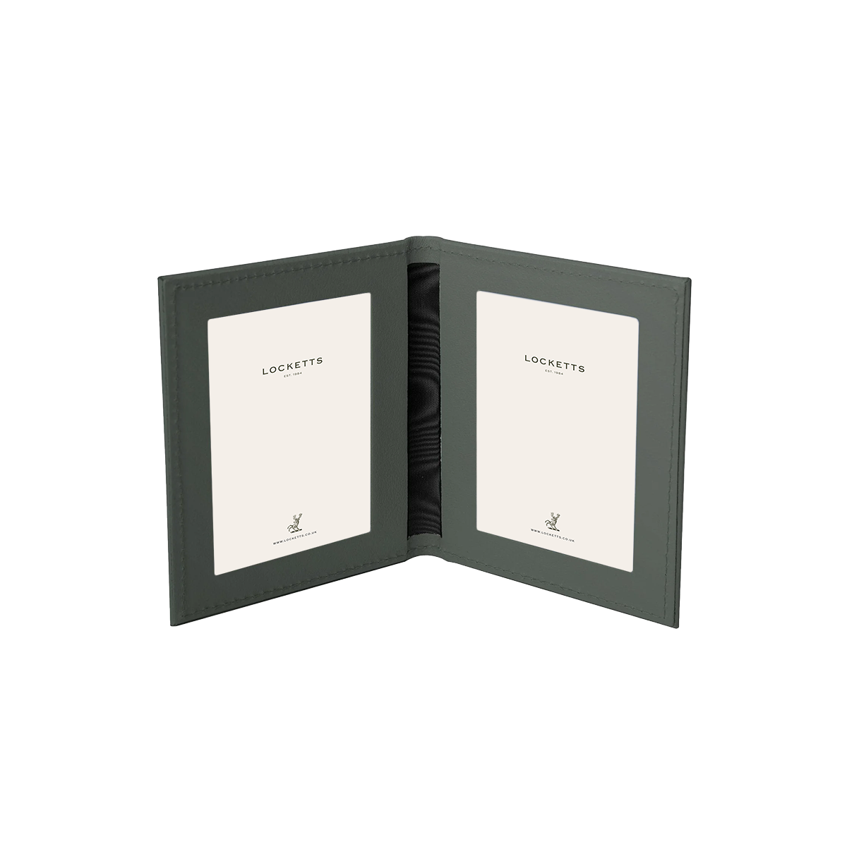 Tuscan Leather Double Travel Photo Frame