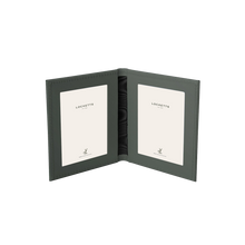 Tuscan Leather Double Travel Photo Frame