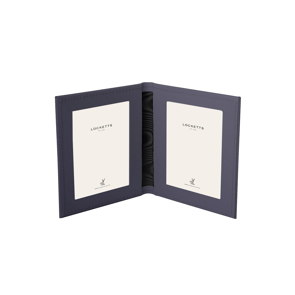 Tuscan Leather Double Travel Photo Frame