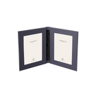 Tuscan Leather Double Travel Photo Frame