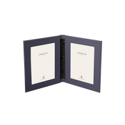 Tuscan Leather Double Travel Photo Frame