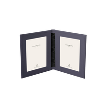 Tuscan Leather Double Travel Photo Frame