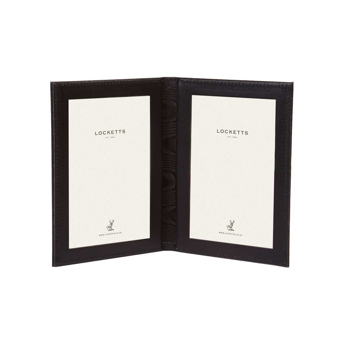 Tuscan Leather Double Travel Photo Frame