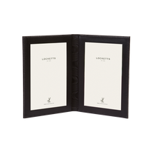 Tuscan Leather Double Travel Photo Frame