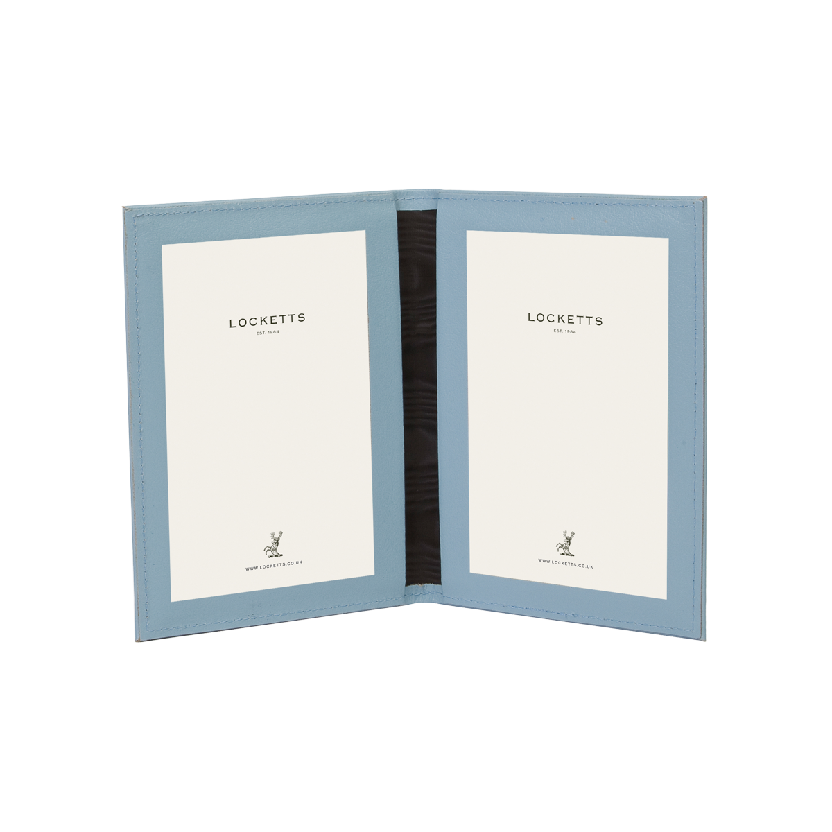 Tuscan Leather Double Travel Photo Frame