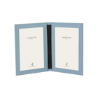 Tuscan Leather Double Travel Photo Frame