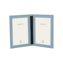 Tuscan Leather Double Travel Photo Frame