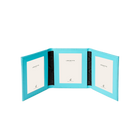 Tuscan Leather Triple Travel Photo Frame