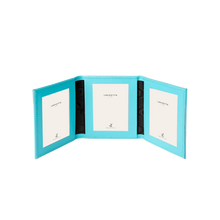 Tuscan Leather Triple Travel Photo Frame