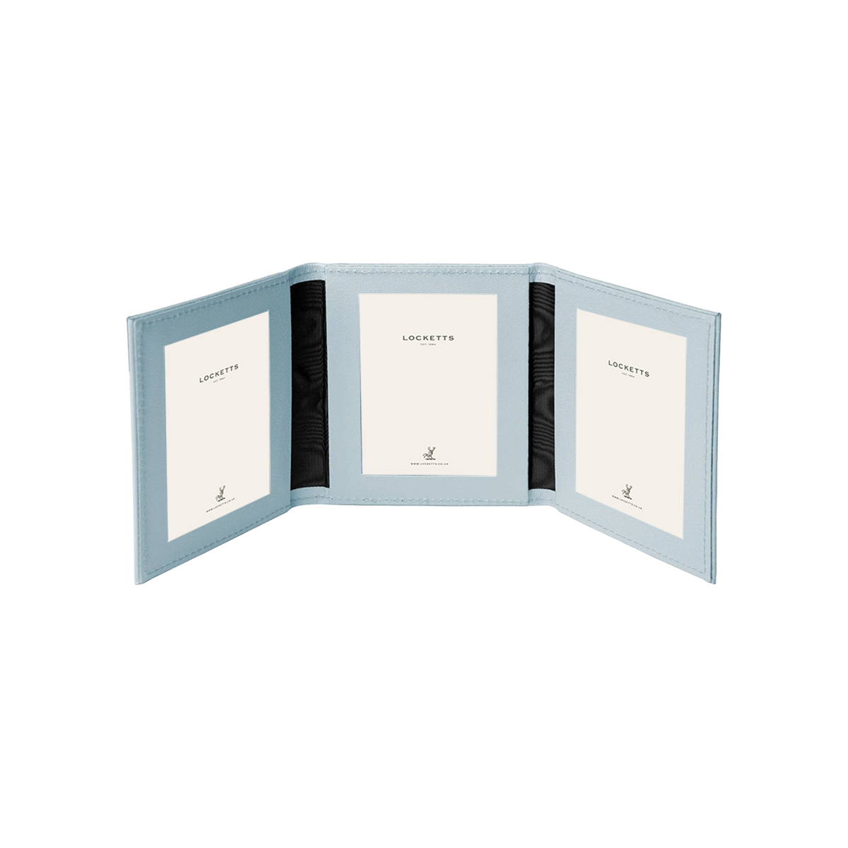 Tuscan Leather Triple Travel Photo Frame