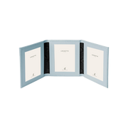 Tuscan Leather Triple Travel Photo Frame