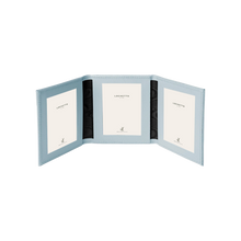 Tuscan Leather Triple Travel Photo Frame